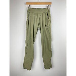 Mountain Hardwear Womens Pants Medium Green Hiking Outdoor Stretch Nylon Blend